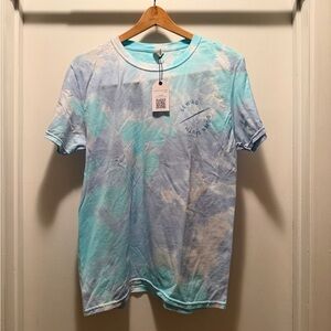Light Blue Tie-Dye Men's Tee